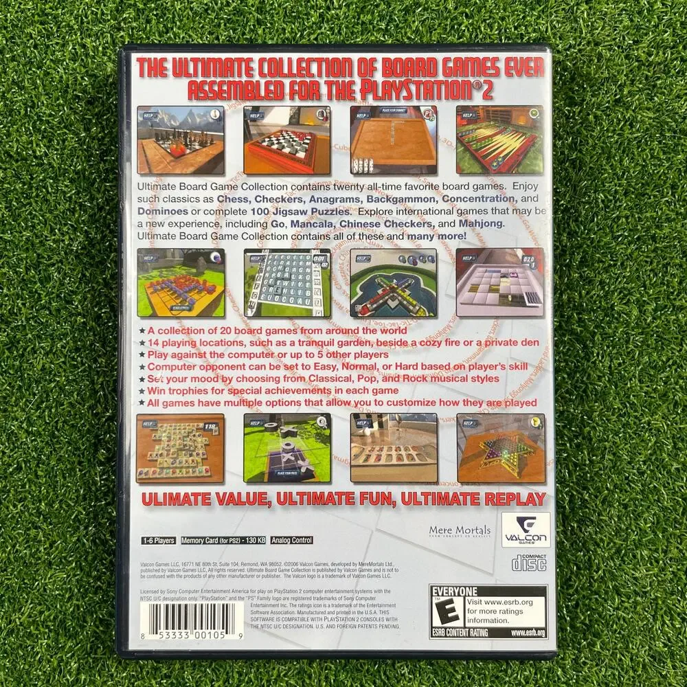 Ultimate Board Game Collection (Sony PlayStation 2) PS2 Complete CIB